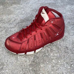 Nike Jordan Melo M7 White Silver Red Men Size 11.5